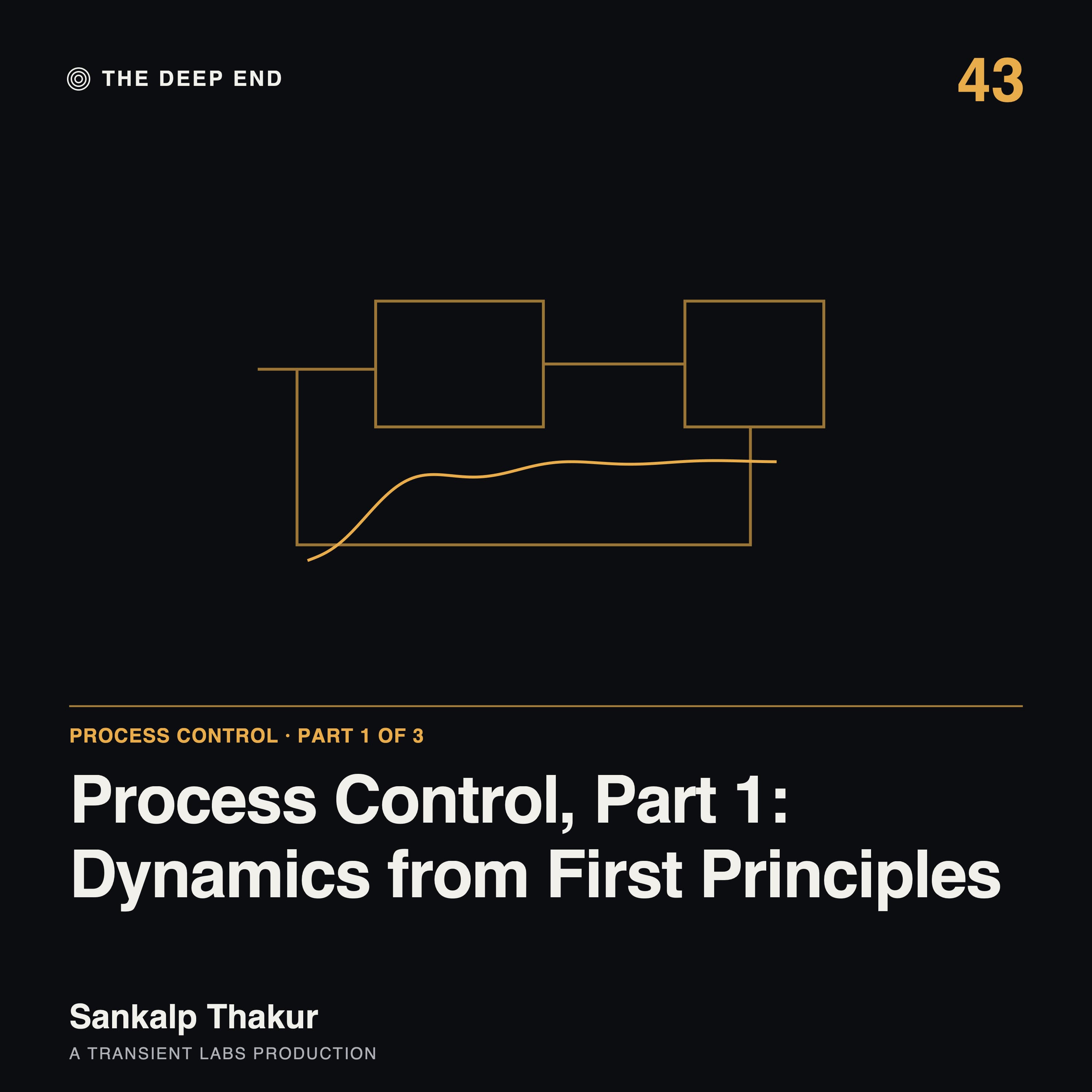 Episode 43: Process Control, Part 1: Dynamics from First Principles, by Sankalp Thakur