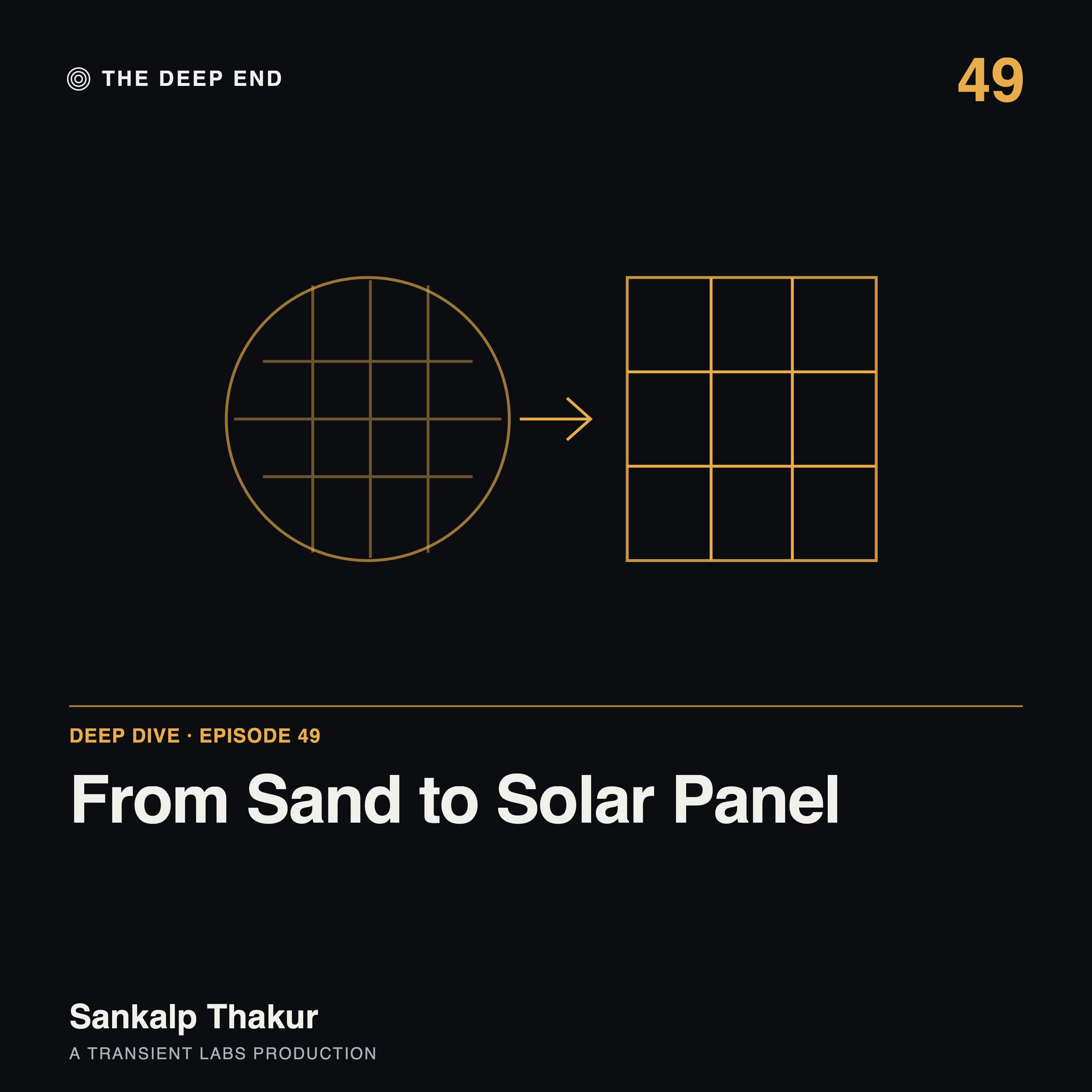 Episode 49: From Sand to Solar Panel, by Sankalp Thakur