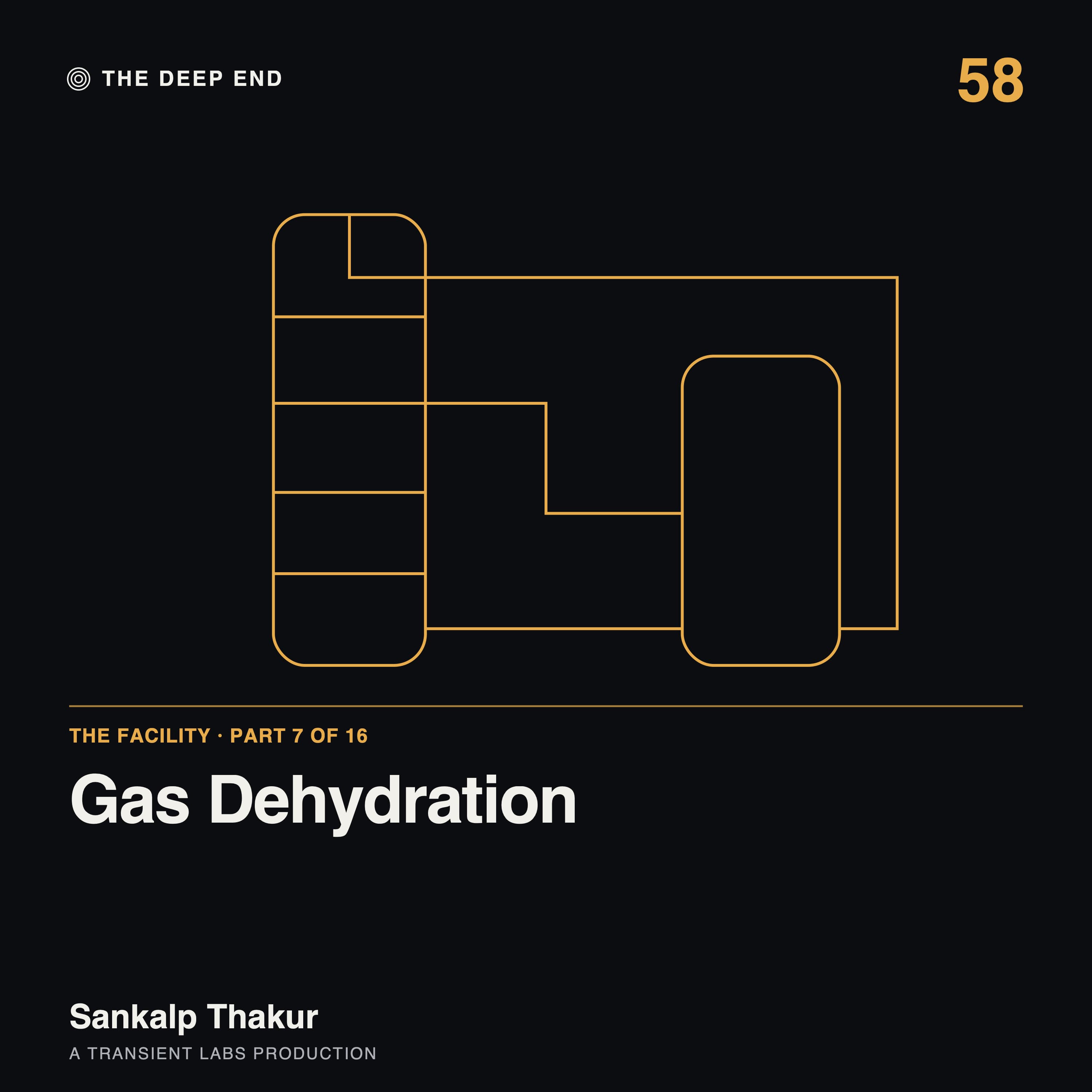 Episode 58: The Facility, Part 7: Gas Dehydration, by Sankalp Thakur