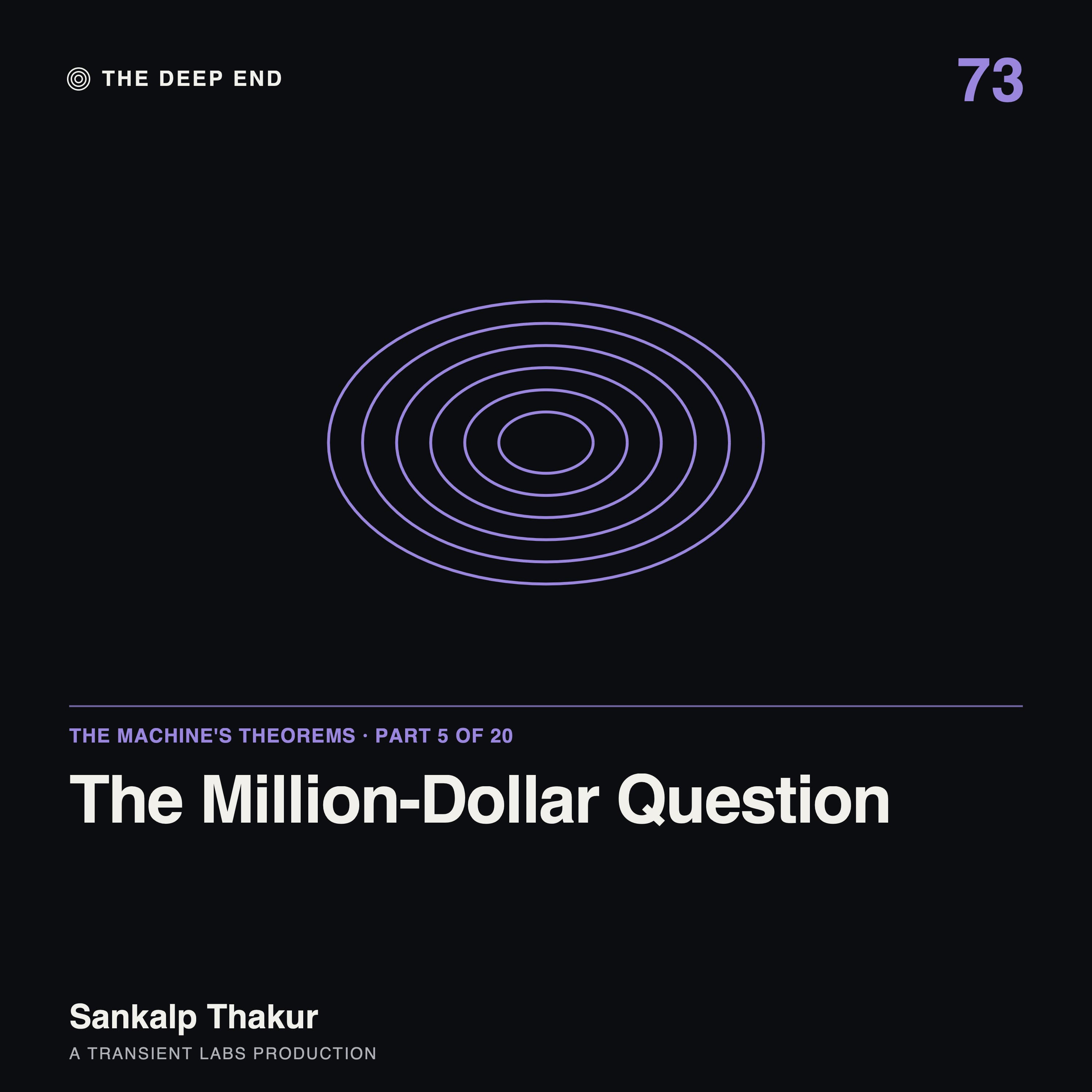 Episode 73: The Million-Dollar Question: A Primer on Regularity, by Sankalp Thakur