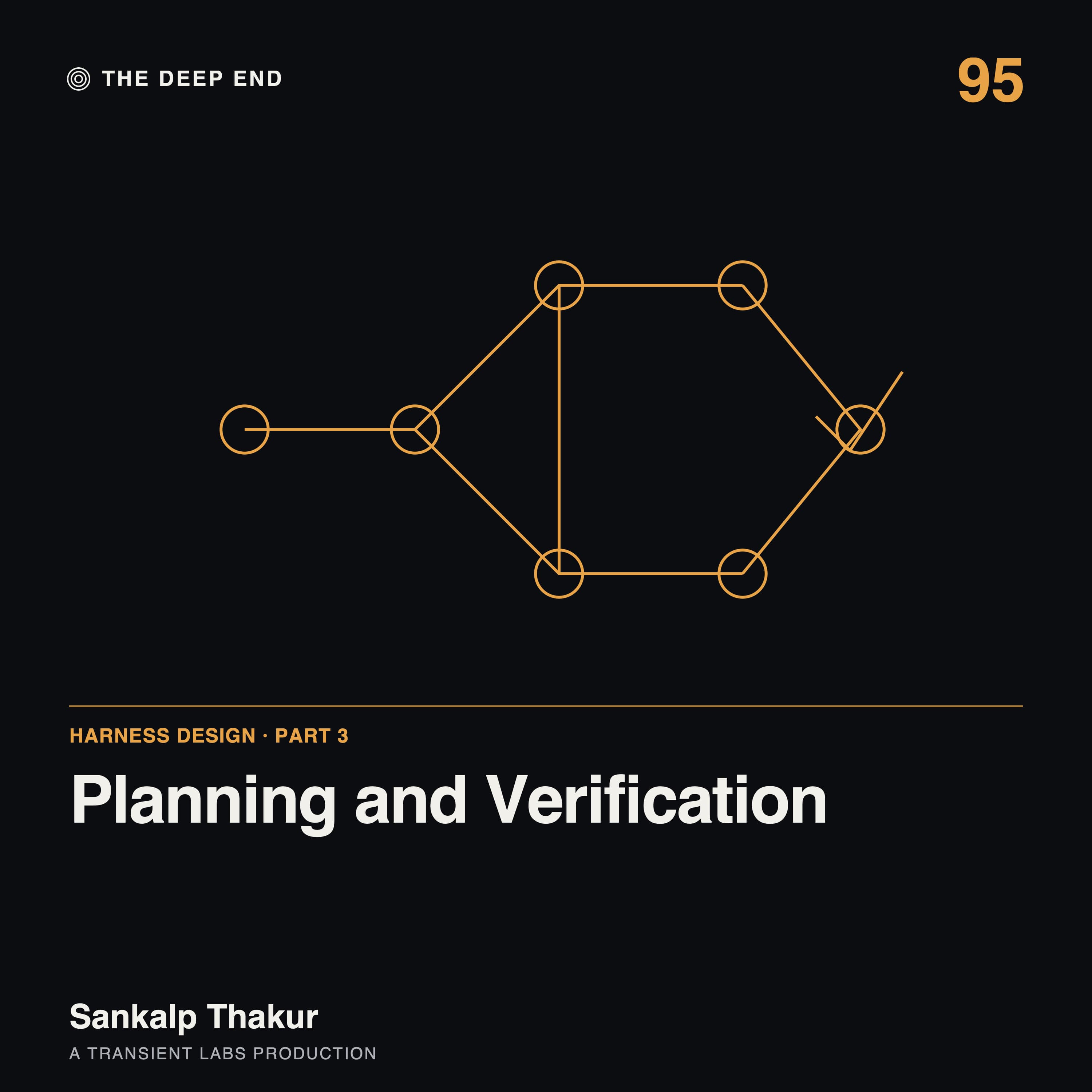 Episode 95: Planning, Verification and Building Your Own (Harness Design, Part 3), by Sankalp Thakur